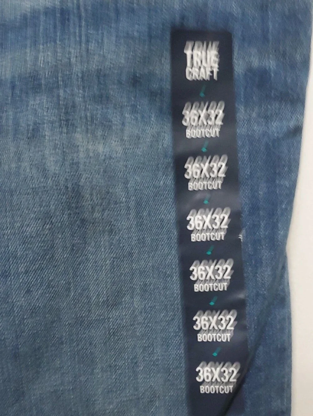Men's Bootcut Jeans in Medium Blue by True Cradt